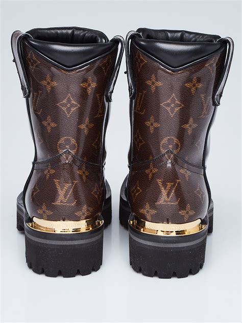 lv outland ankle boot on feet|ankle boots for women.